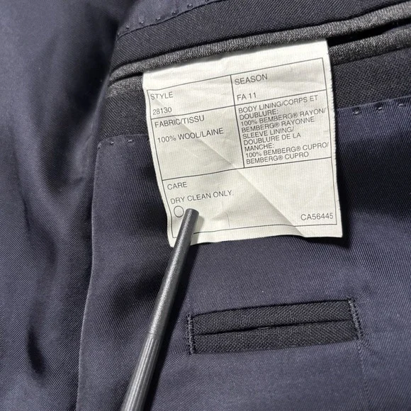 J Crew Ludlow Jacket Black 42L Italian Wool